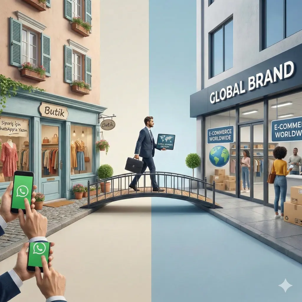 Hala "Sipariş İçin WhatsApp'a Yazın" mı Diyorsunuz? İşletmenizi "Butik"ten "Global Marka"ya Dönüştürmenin Vakti Geldi